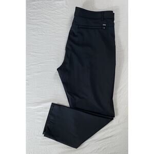 Hurley 1840546 Flat Front Performance Chino Tech Pants. Black, Men's 36X29. EUC!